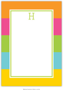 Bold Stripe Flat Notecard
