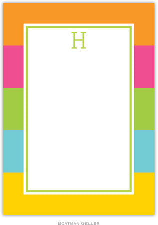 Bold Stripe Flat Notecard