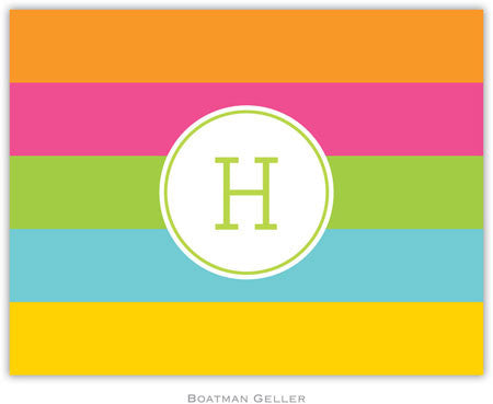 Bold Stripe Foldover Note