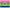 Bold Stripe Pink Green Navy Foldover Note