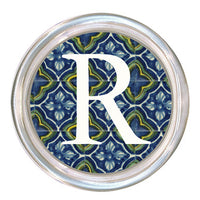 Monogrammed Acapulco Coaster