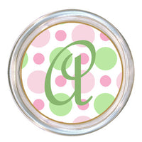 Monogrammed Bubble Gum Coaster