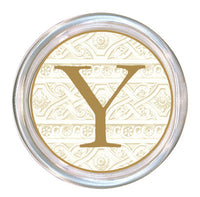 Monogrammed Architectural Coaster
