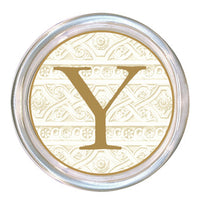 Monogrammed Architectural Coaster