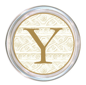 Monogrammed Architectural Coaster