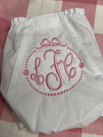 Monogrammed Diaper Panties
