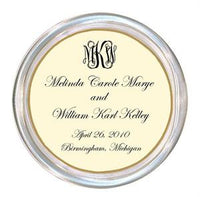 Classic Creme Wedding Coaster
