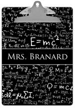Einstein's E=mc2 Clipboard
