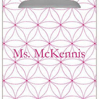 Personalized Daisy Dot Hot Pink Clipboard