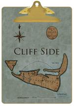 Primitive Nantucket Map Clipboard