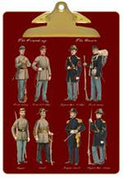 Civil War Soldiers Clipboard
