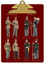 Civil War Soldiers Clipboard