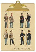 Civil War Soldiers Clipboard
