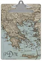 Greece Antique Map Clipboard
