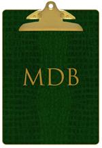 Green Crock Clipboard