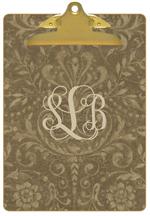 Damask Clipboard