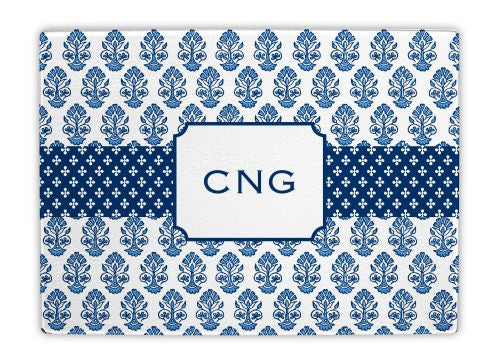 Betti Navy Glass Cutting Board