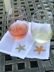 Haute Home Starfish Cocktail Napkins