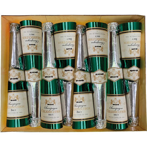 Champagne Bottle Luxury Cone Crackers