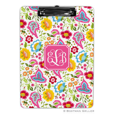 Bright Floral Clipboard