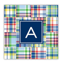 Madras Patch Blue Coaster