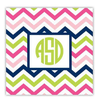 Chevron Multi-Color Coaster