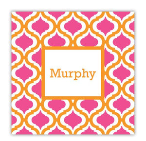 Kate Tangerine and Raspberry Coaster