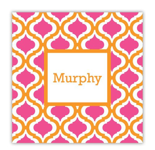 Kate Tangerine and Raspberry Coaster