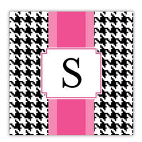 Alex Houndstooth Black Coaster
