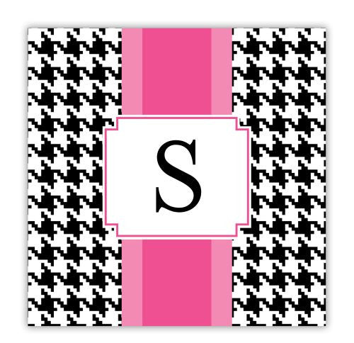 Alex Houndstooth Black Coaster