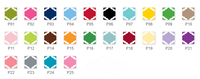 Ann Tile Bag Tags Set (25 Colors)
