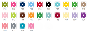 Polka Dot Bag Tags Set (25 Colors)