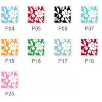 Petite Flower Bag Tags Set (25 Colors)