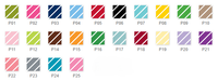 Kent Stripe Bag Tags Set (25 Colors)

