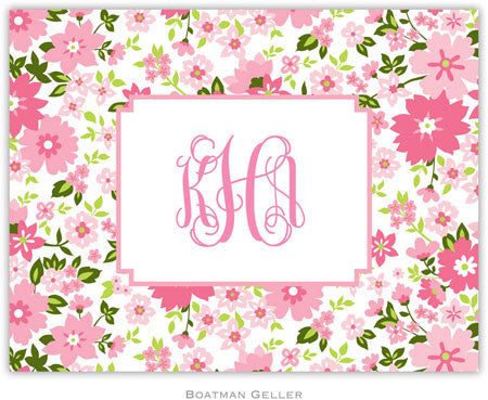 Caroline Floral Foldover Note