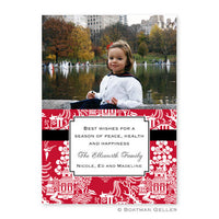 Chinoiserie Red Photocard
