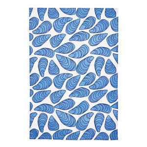 Coastal Blues Mussels Towel