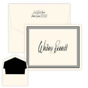 Colonial - Raised Ink Folded Notes