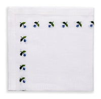 French Mum Embroidered Linens
