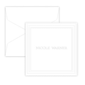Durham Framed Portrait Embossed Gift Enclosure Card