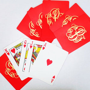 Personalized Solid Color Playing Cards