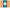Elephants Ribbon in Orange Foldover Note