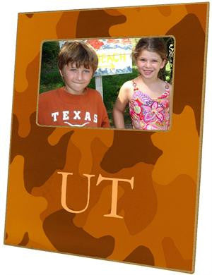 Burnt Orange Camo Picture Frame