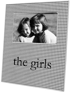 Black & White Gingham Picture Frame