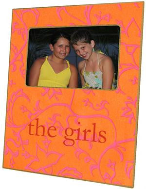 Moroccan Orange Picture Frame