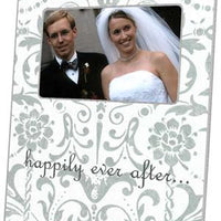 Silver Damask Picture Frame