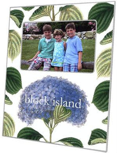 Hydrangea with Leaves Picture Frame