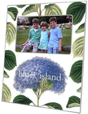 Hydrangea with Leaves Picture Frame