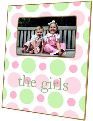 Pink & Green Bubble Gum Picture Frame