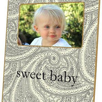 Creme Paisley Picture Frame